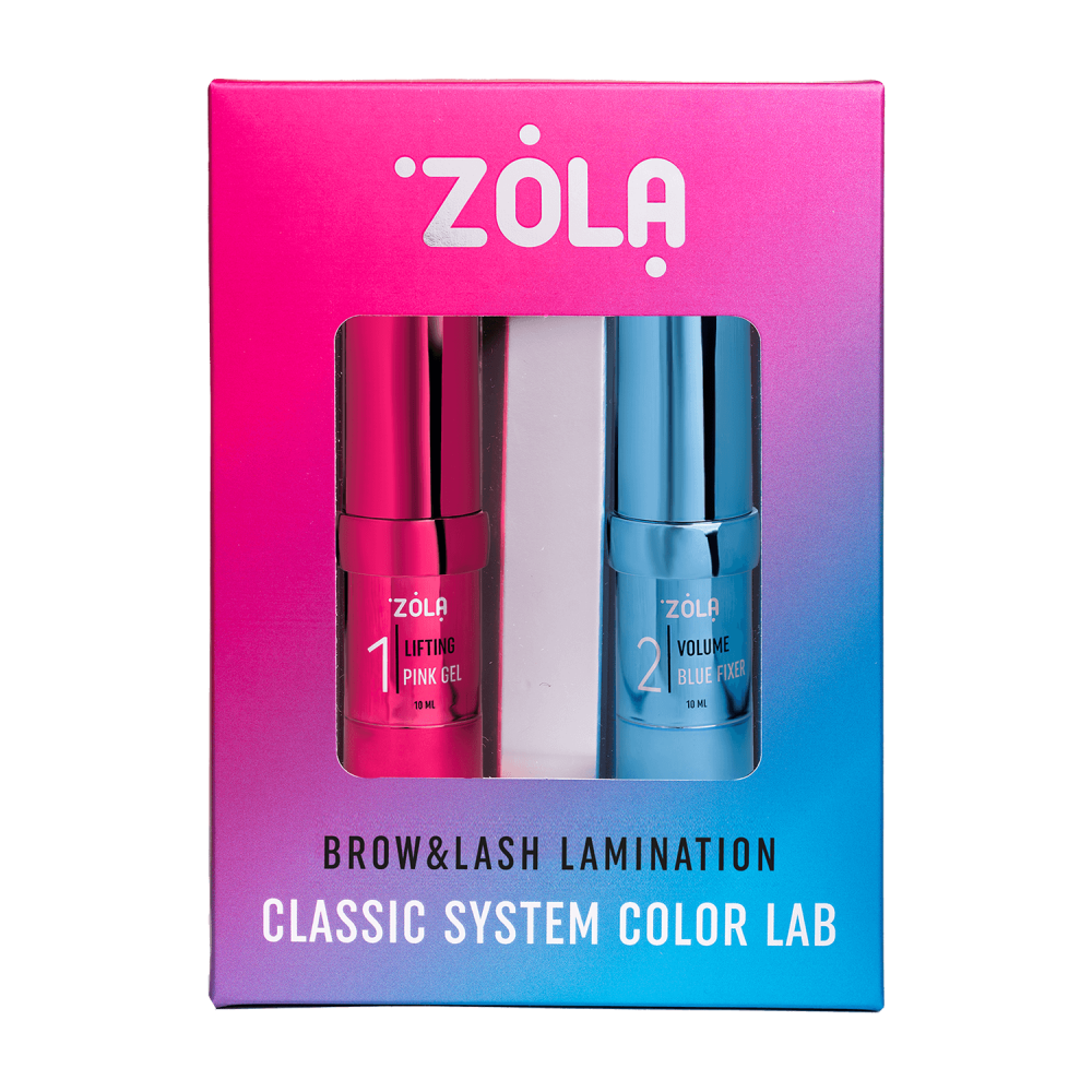 Zola Cosmetics - Eyelash & Eyebrow Lamination Colour Lab Kit 2 x 10ml