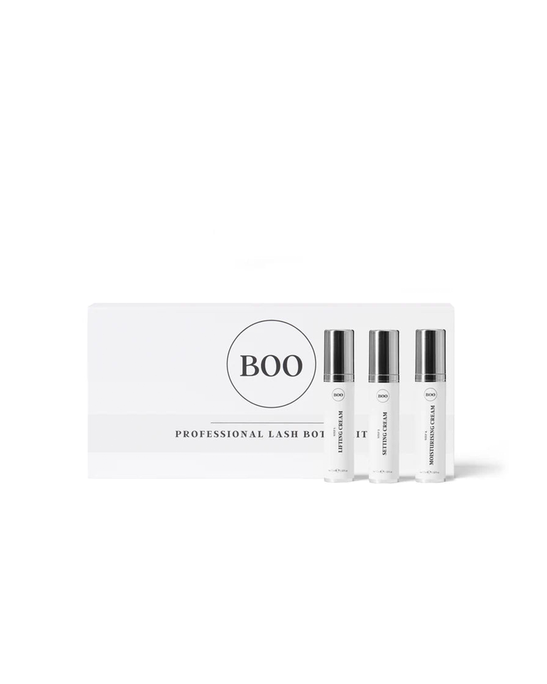 Boo Beauty Bar - Lash Basic Kit - 1,2 & 3 Steps - 3 x 10ml Tubes