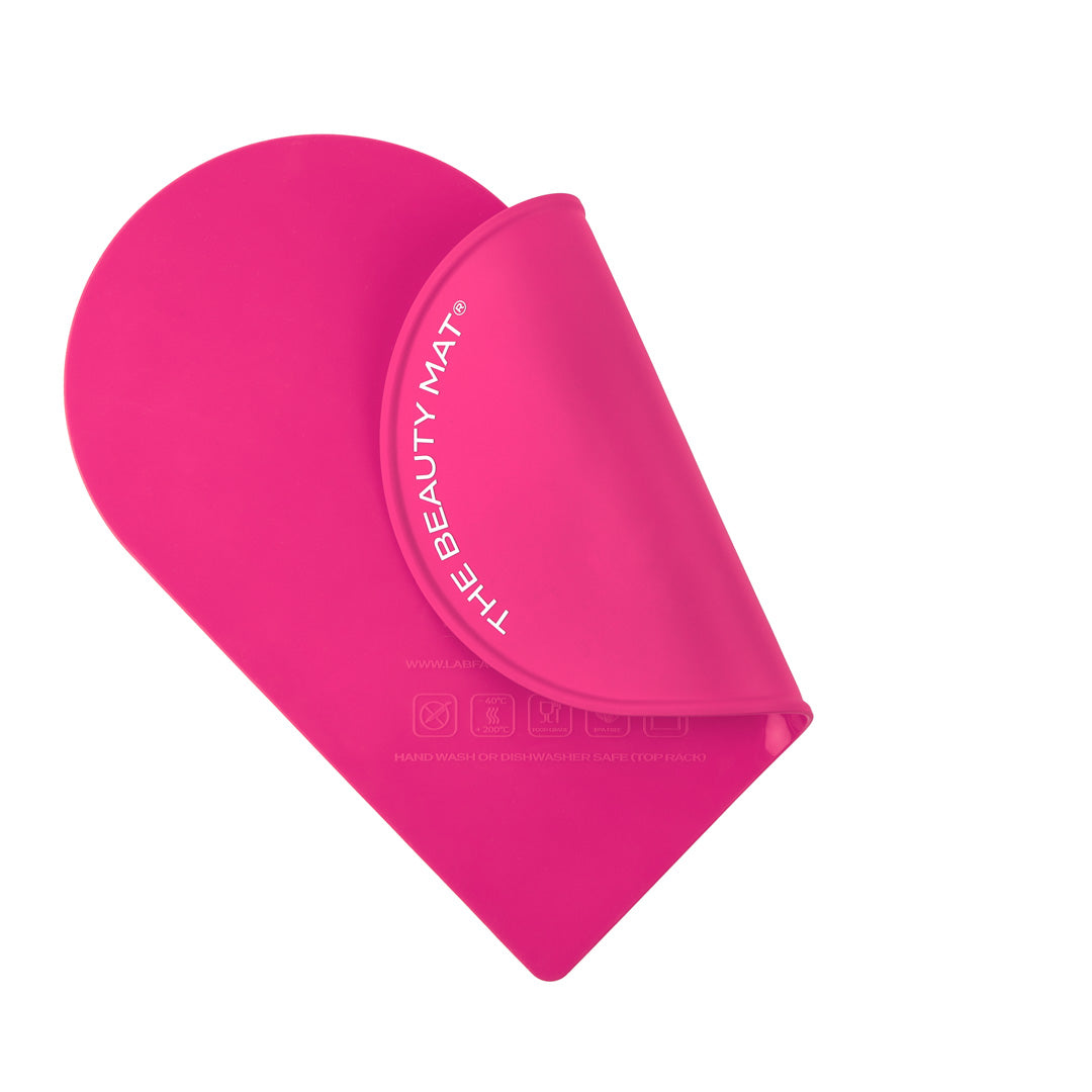 The Beauty Mat - Hot Pink Heart