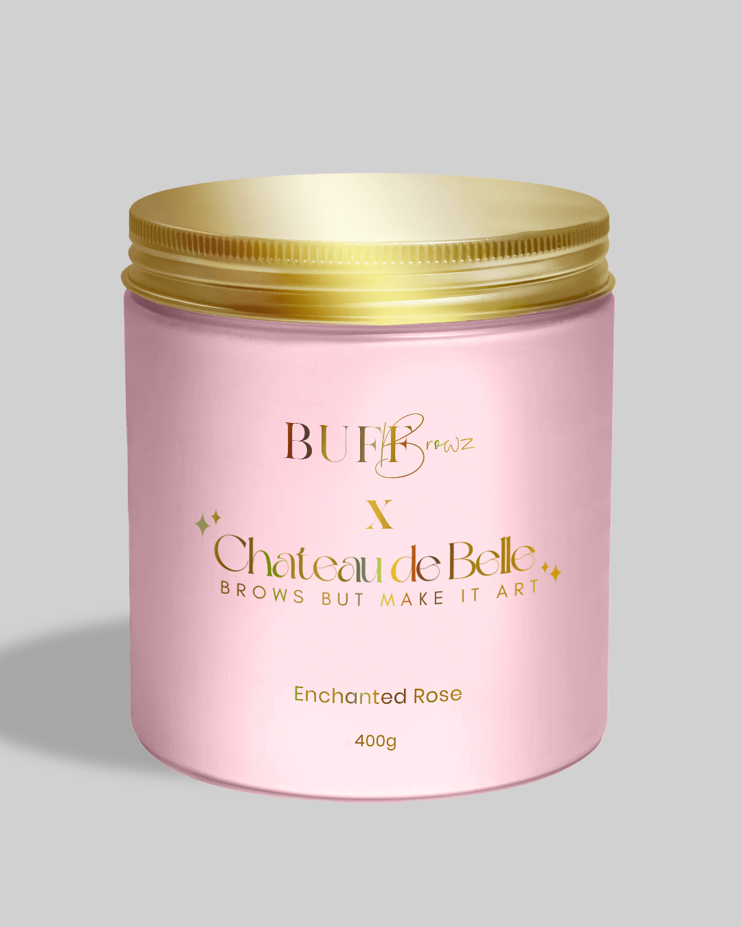 BUFF BROWZ X CHÂTEAU DE BELLE - "Brows But Make It Art" x Jelly Masks - Enchanted Rose