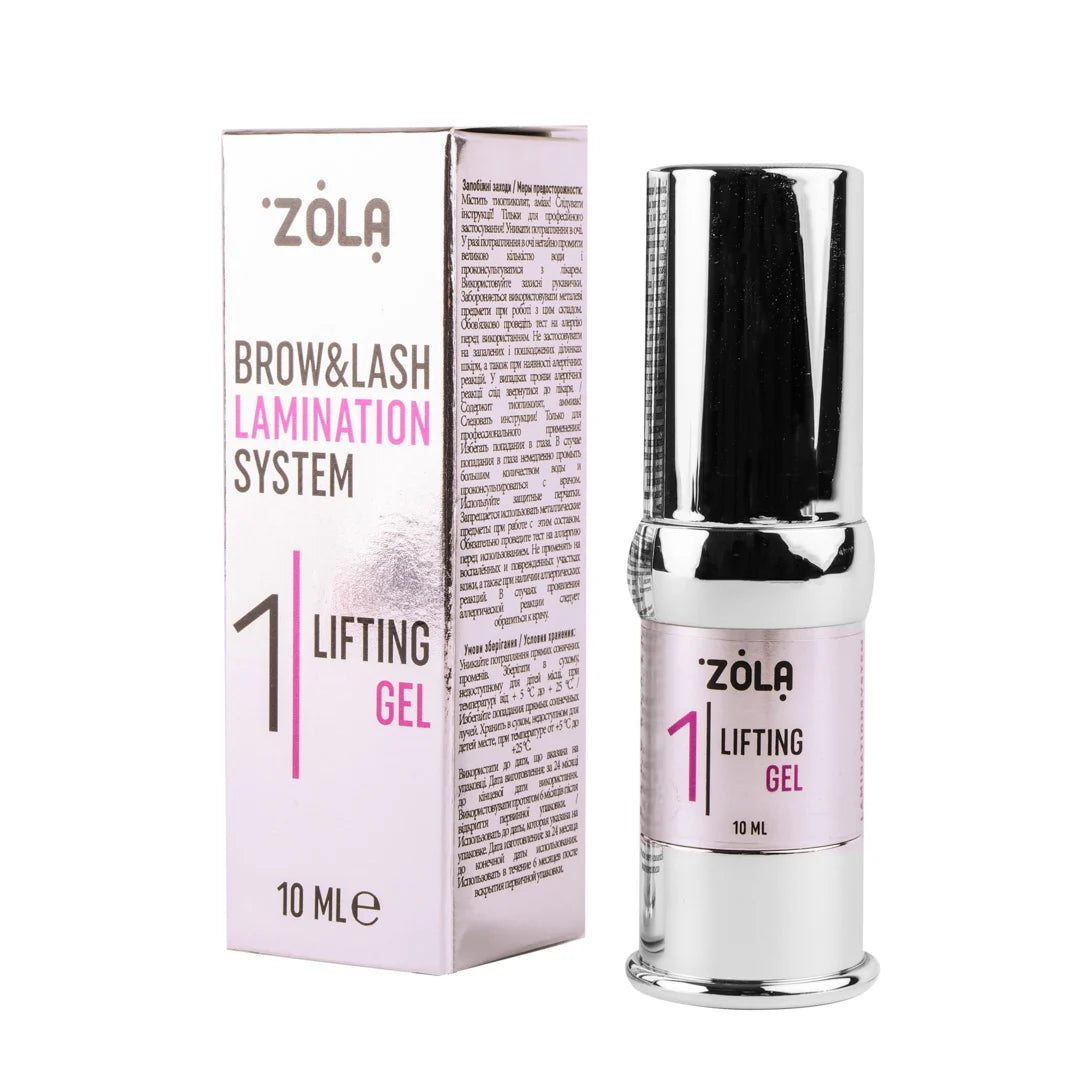 Zola Cosmetics - Eyelash & Eyebrow Lamination #1 Lifting Gel 10ml