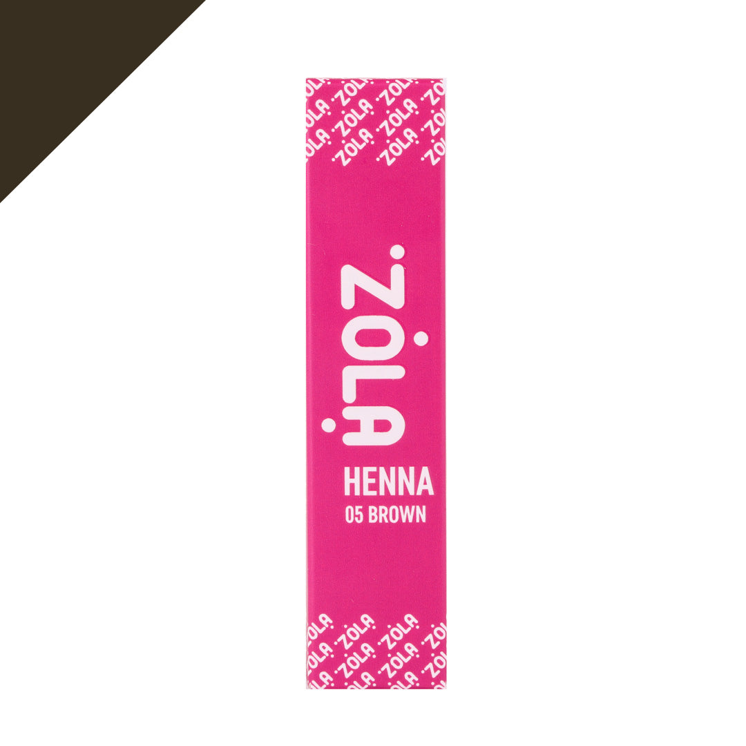 Zola Cosmetics - Eyebrow Henna - Brown 10g