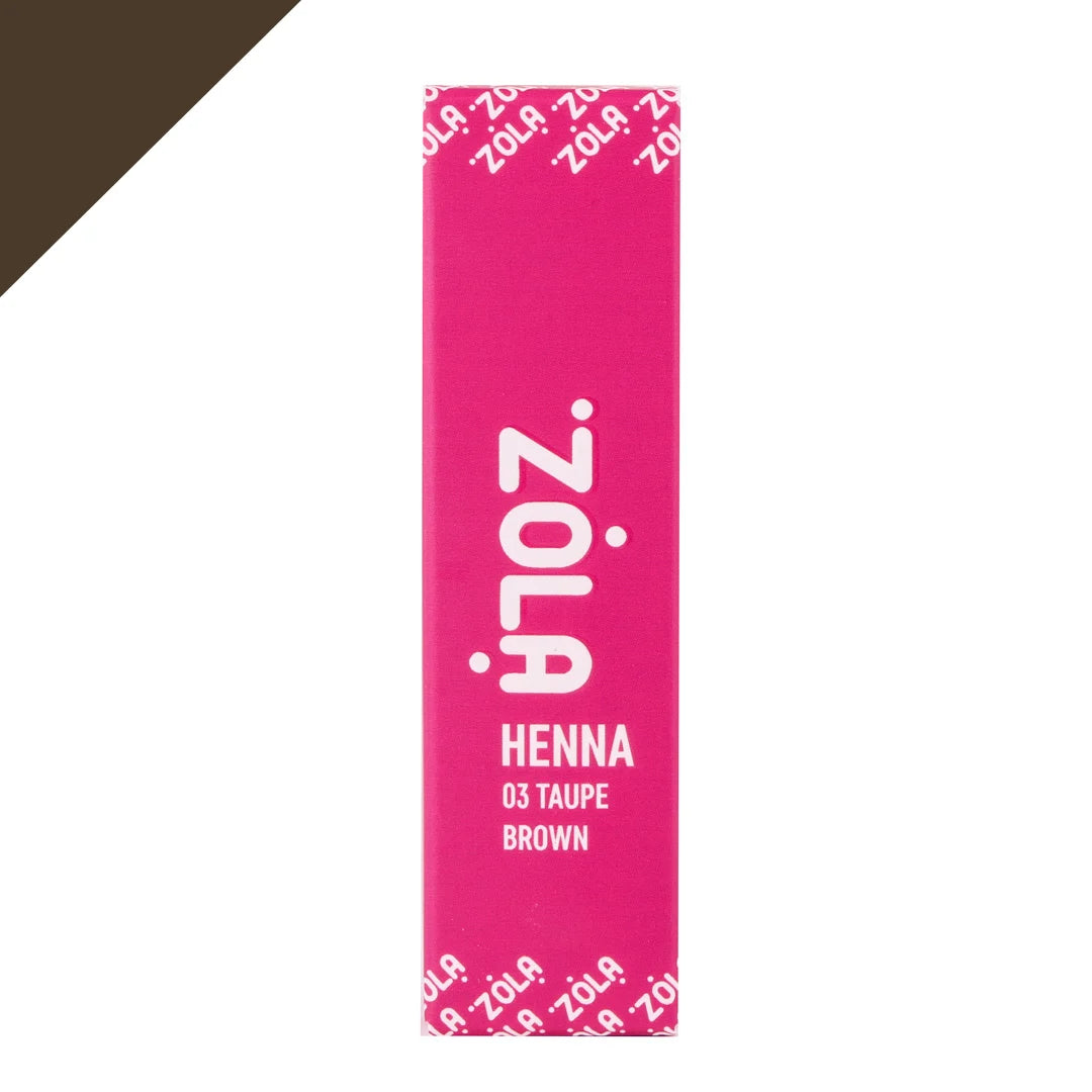 Zola Cosmetics - Eyebrow Henna - Taupe Brown 10g