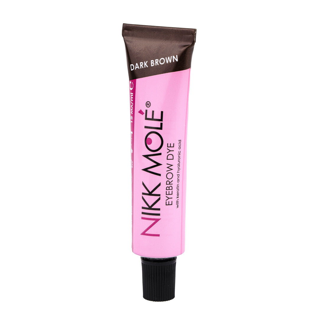 Nikk Mole - Eyebrow & Eyelash Dye - Dark Brown 15ml