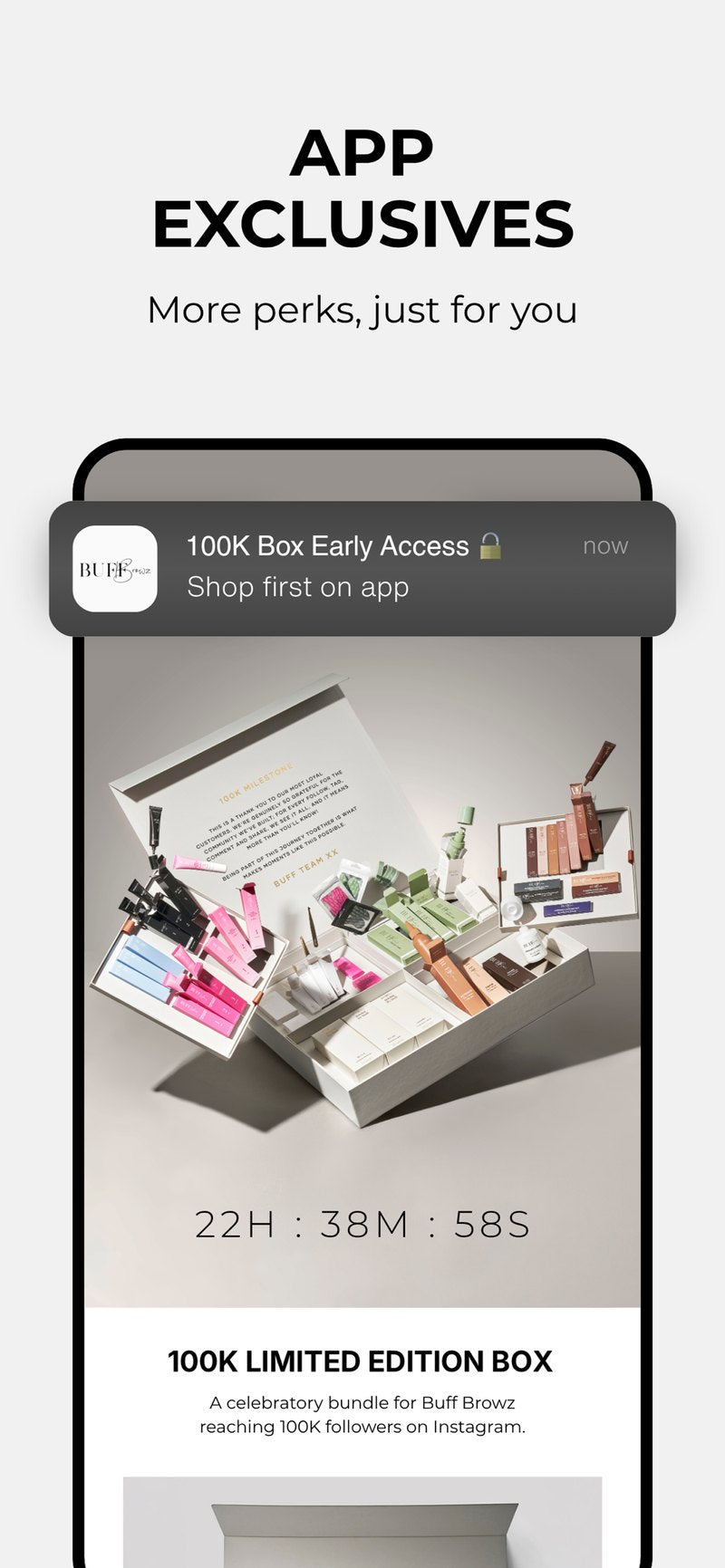 App-only drops and early access